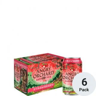 Angry Orchard - Strawberry Hard Cider (6 pack 12oz cans)